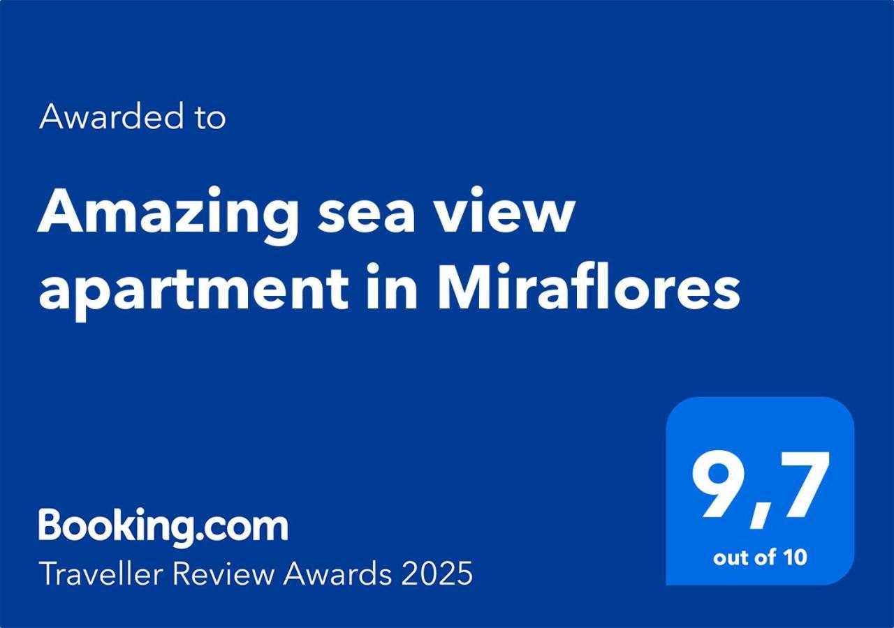 לה קאלה דה מיחאס Amazing Sea View Apartment In Miraflores מראה חיצוני תמונה