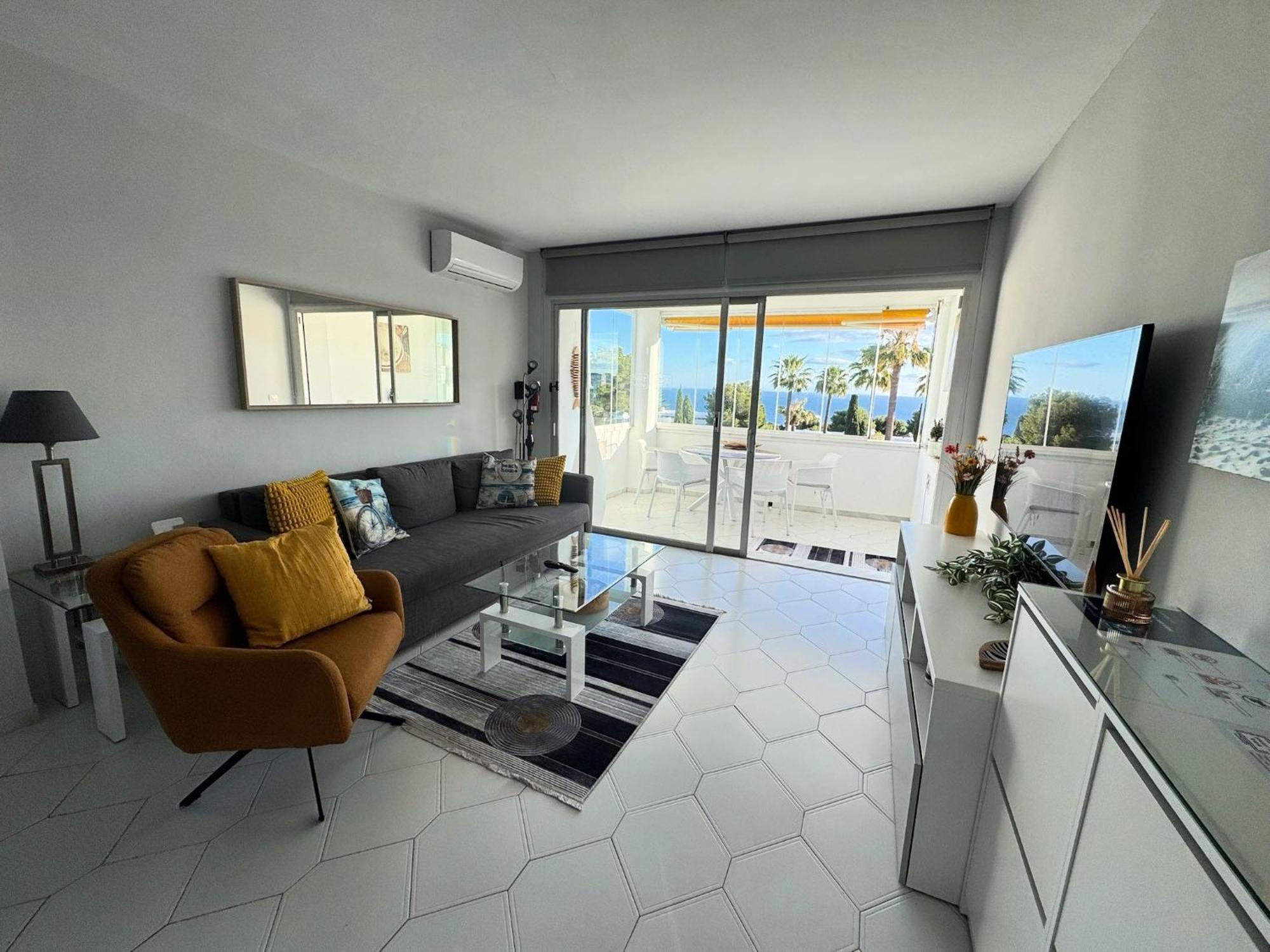 לה קאלה דה מיחאס Amazing Sea View Apartment In Miraflores מראה חיצוני תמונה
